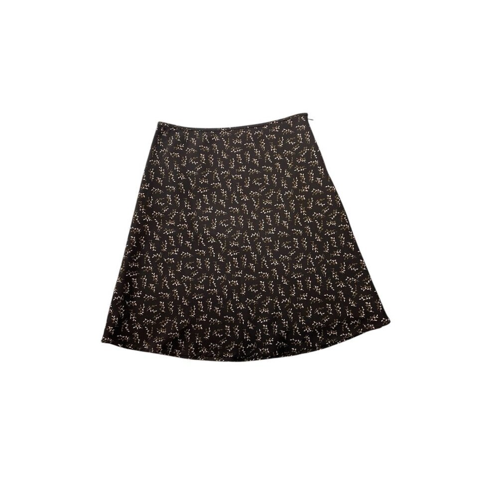 Y2K Old Navy Moody Dark Botanical Print Fall Skirt